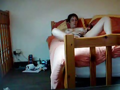 My lovely mom masturbating on bed caught by hidden cam